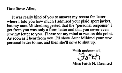 Dear Steve Allen