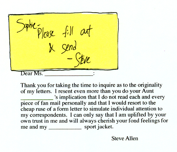 Dear Ms. Blank